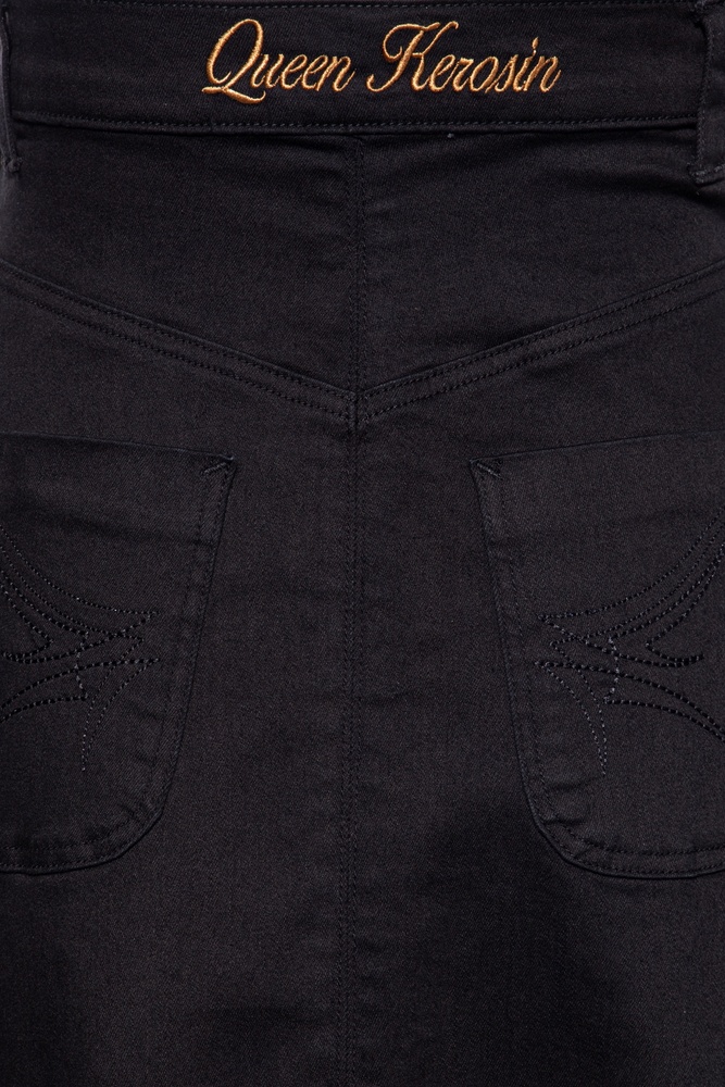 QueenKerosinDamenDenimSwingrockQK5200715000BlackRinsedWash-3XL