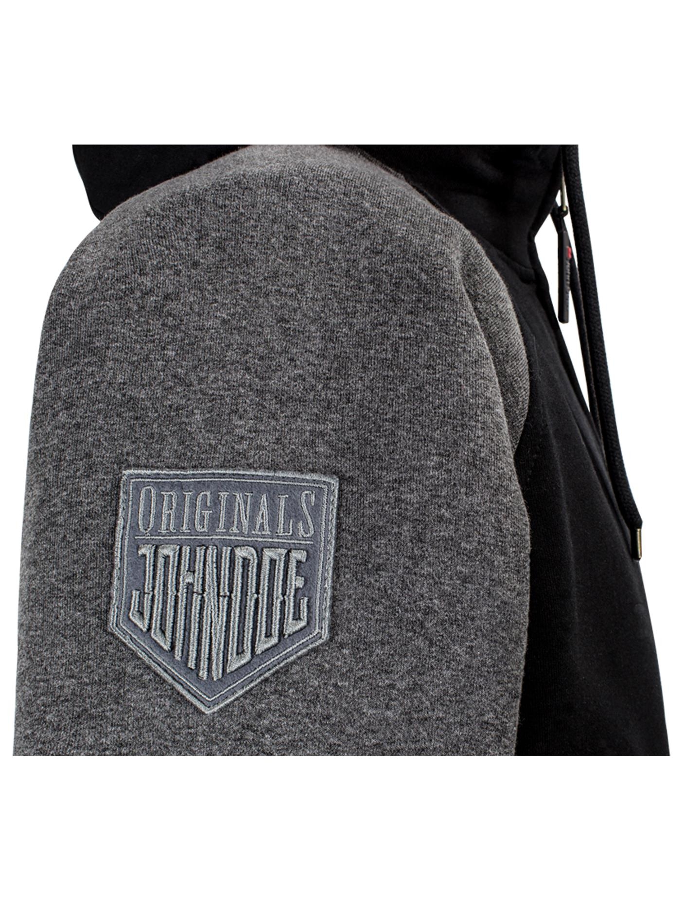 JohnDoeMotorradHoodieBlackGrey-L