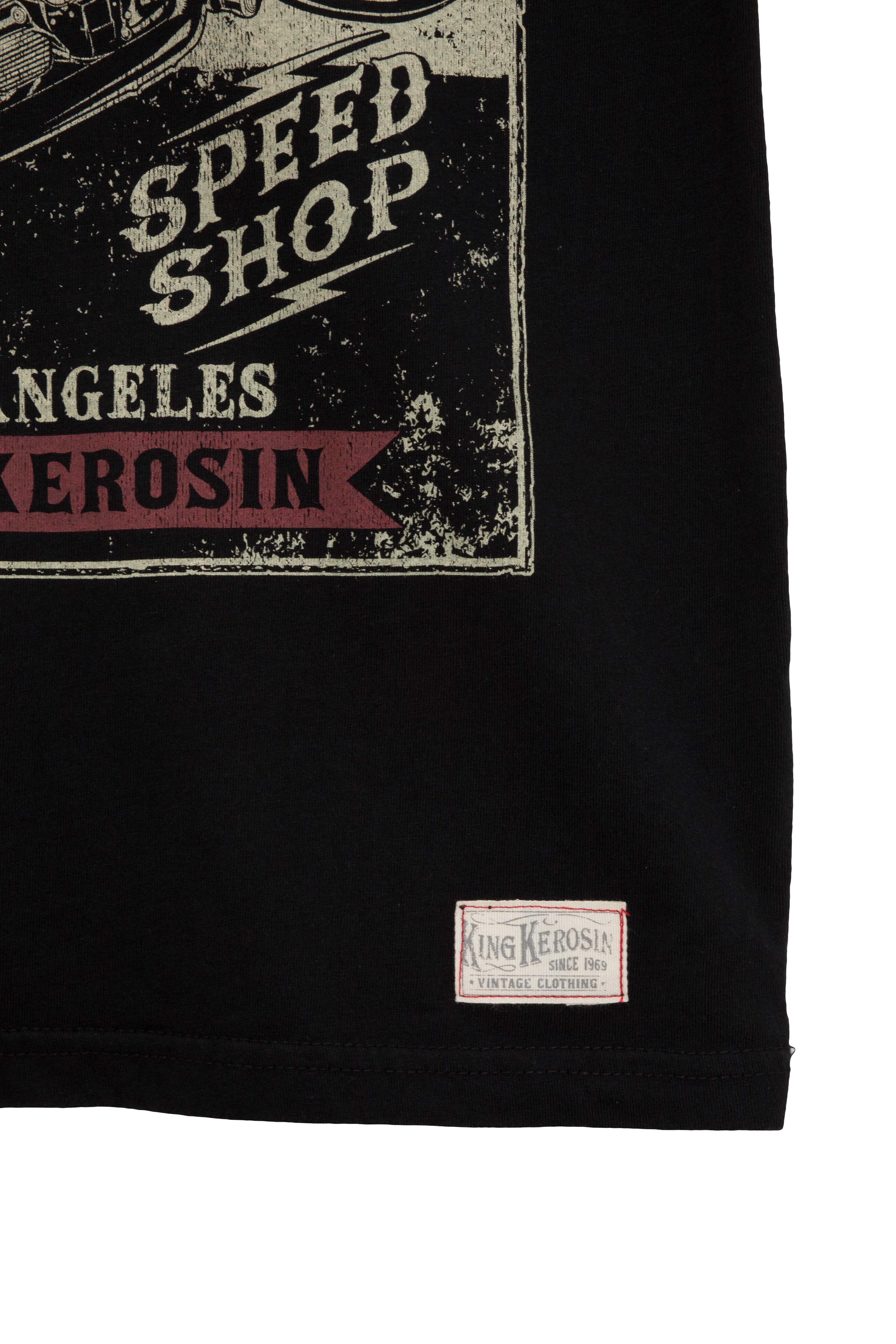 KingKerosinT-ShirtRedBaronSpeedshopBlack