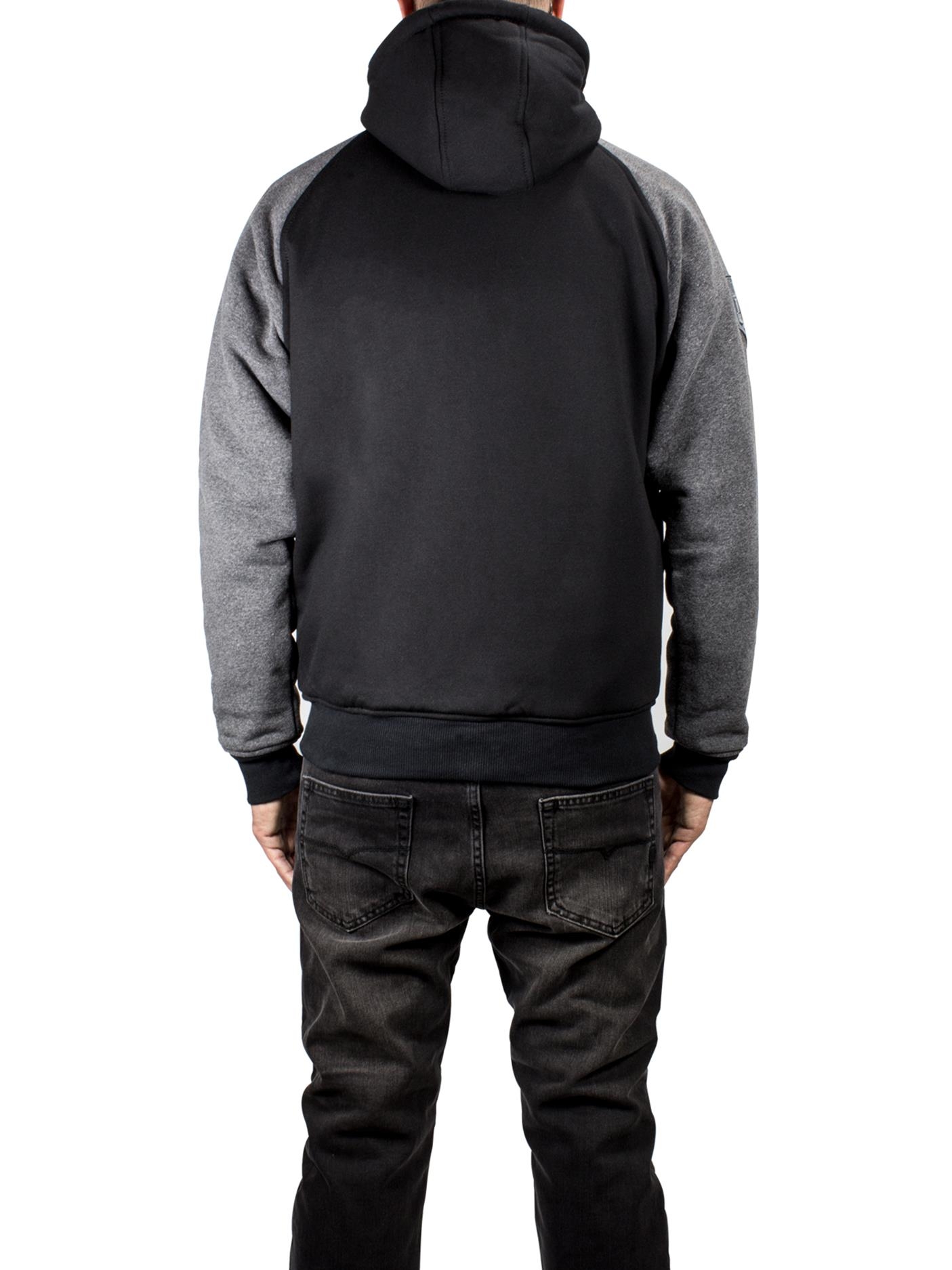 JohnDoeMotorradHoodieBlackGrey-L