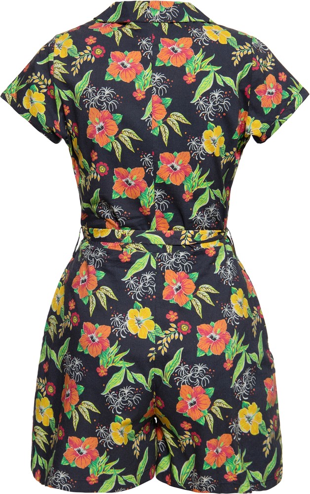 QueenKerosinBlusenJumpsuitQKU28001Schwarz