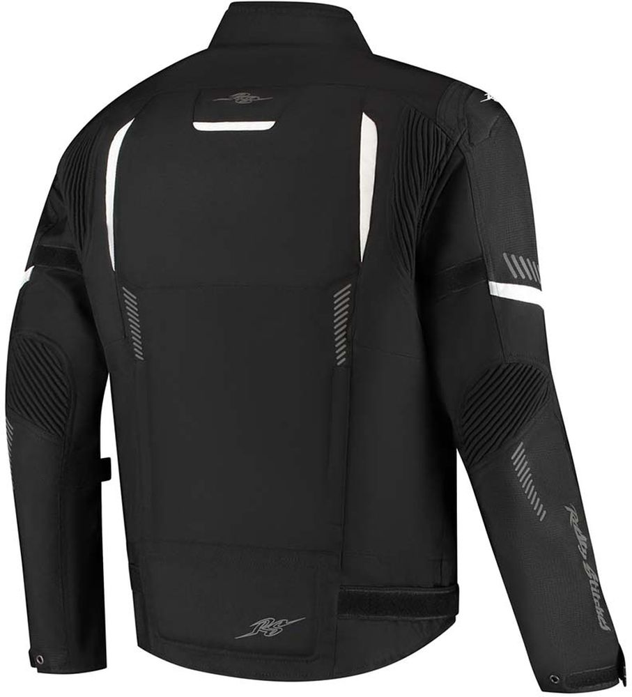 RustyStitchesMotorradJackeJackPete68372Black-White-S48