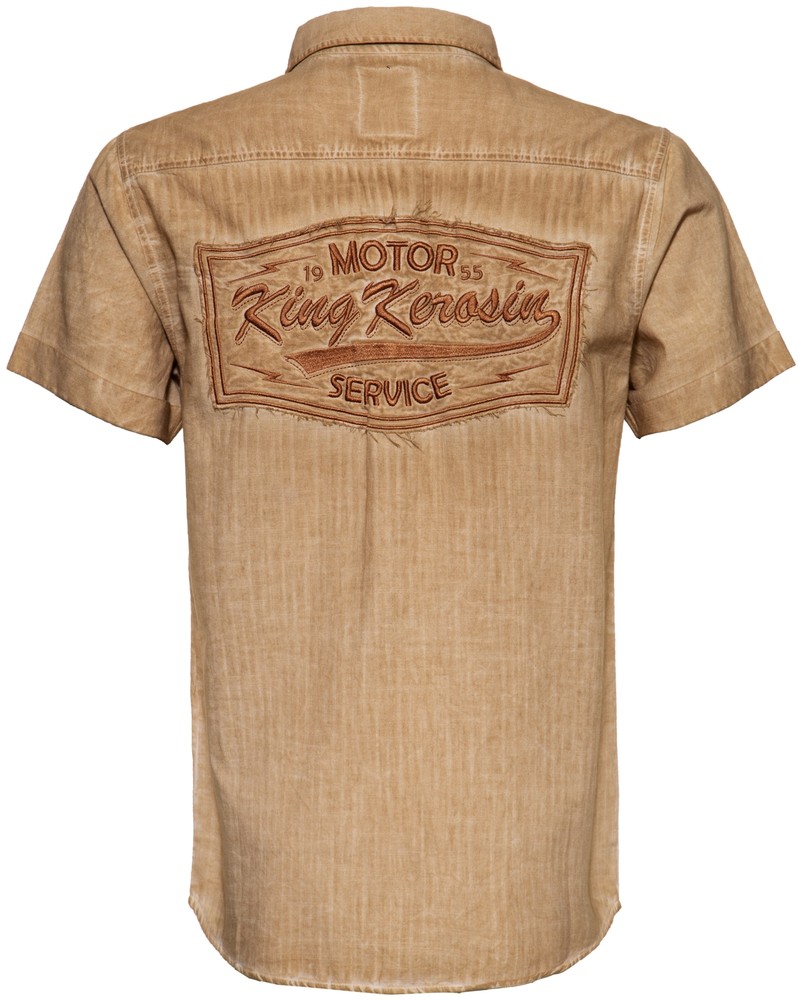 KingKerosinKurzarm-HemdimWorkwear-StyleKK4200608205Rostbraun-5XL