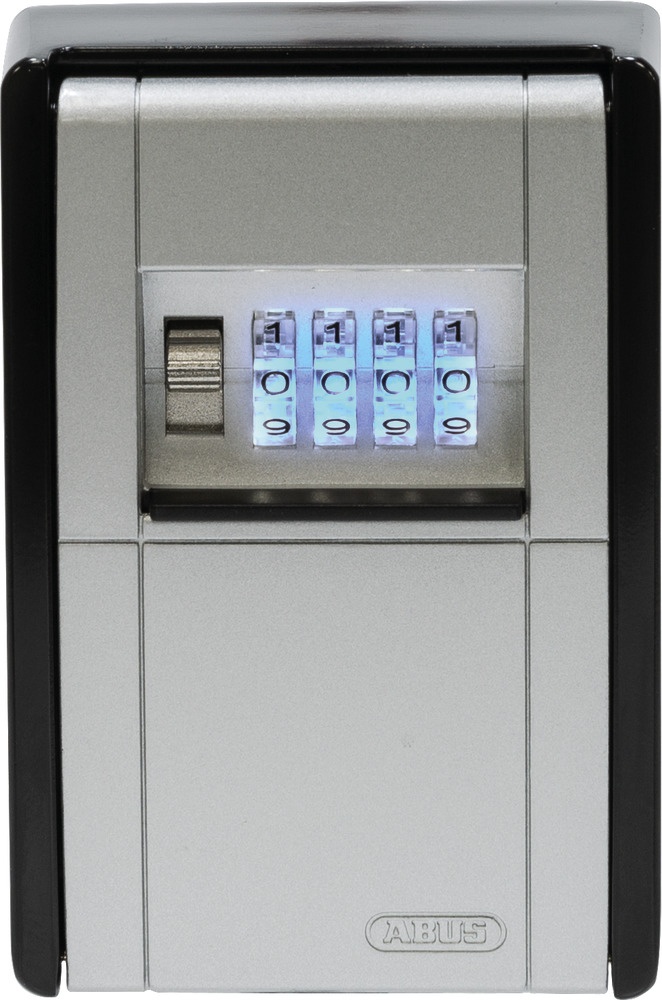 ABUSSchloss787LEDKeyGarage83854Schwarz-Silber