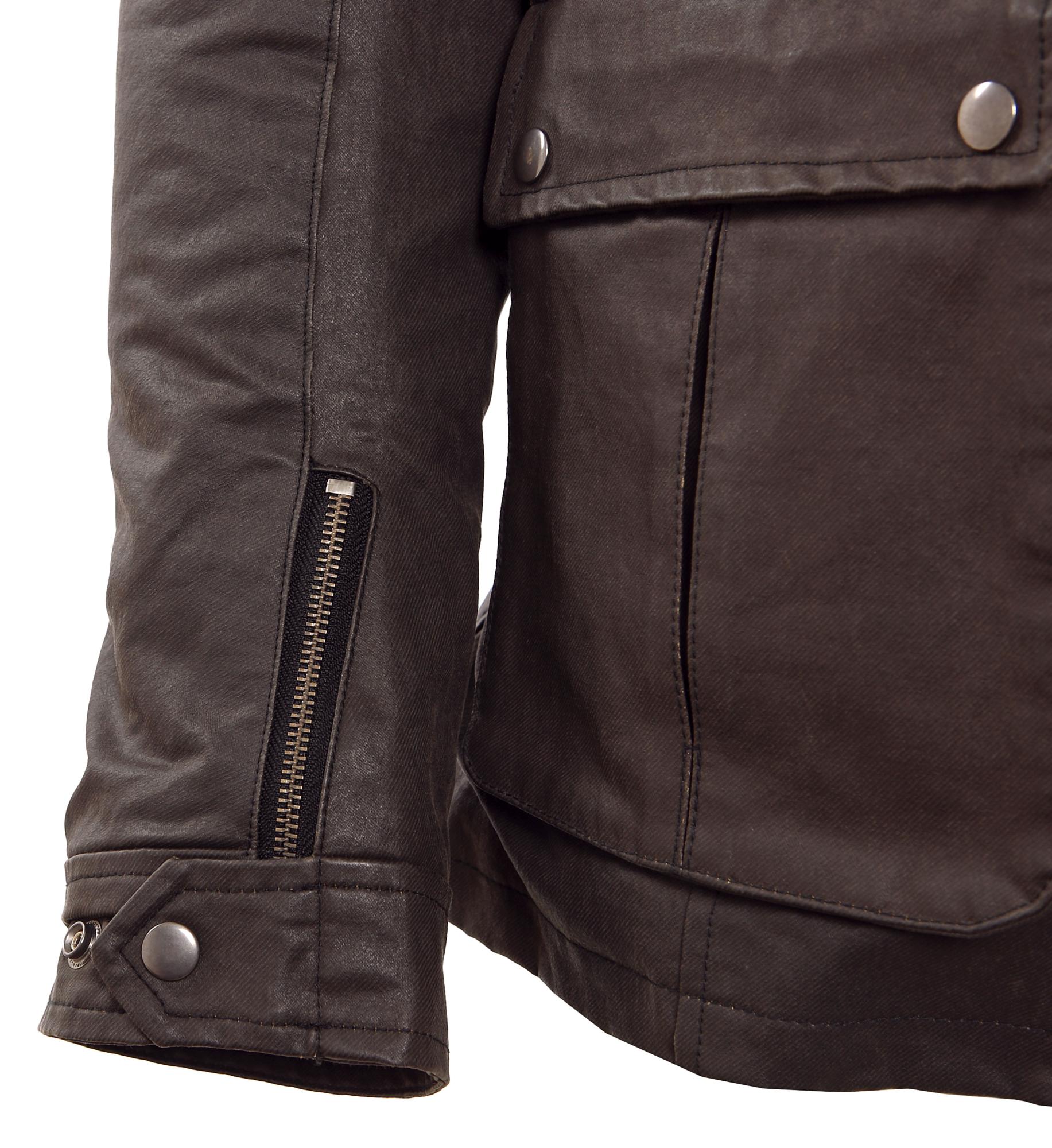 BoresJacketAdolfoHerrenWachsjackelangBlack