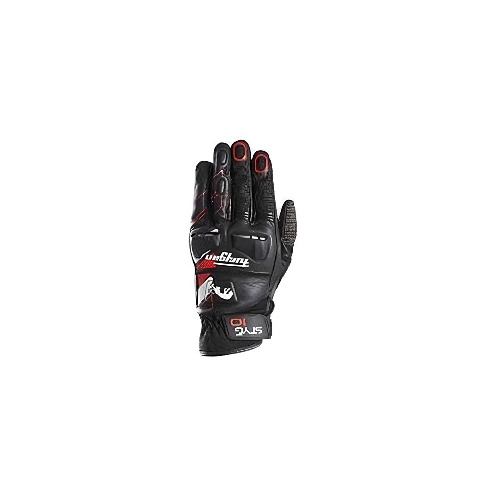 FuryganMotorradHandschuhe4608-169GlovesStyg1065074BlackWhiteRed-3XL