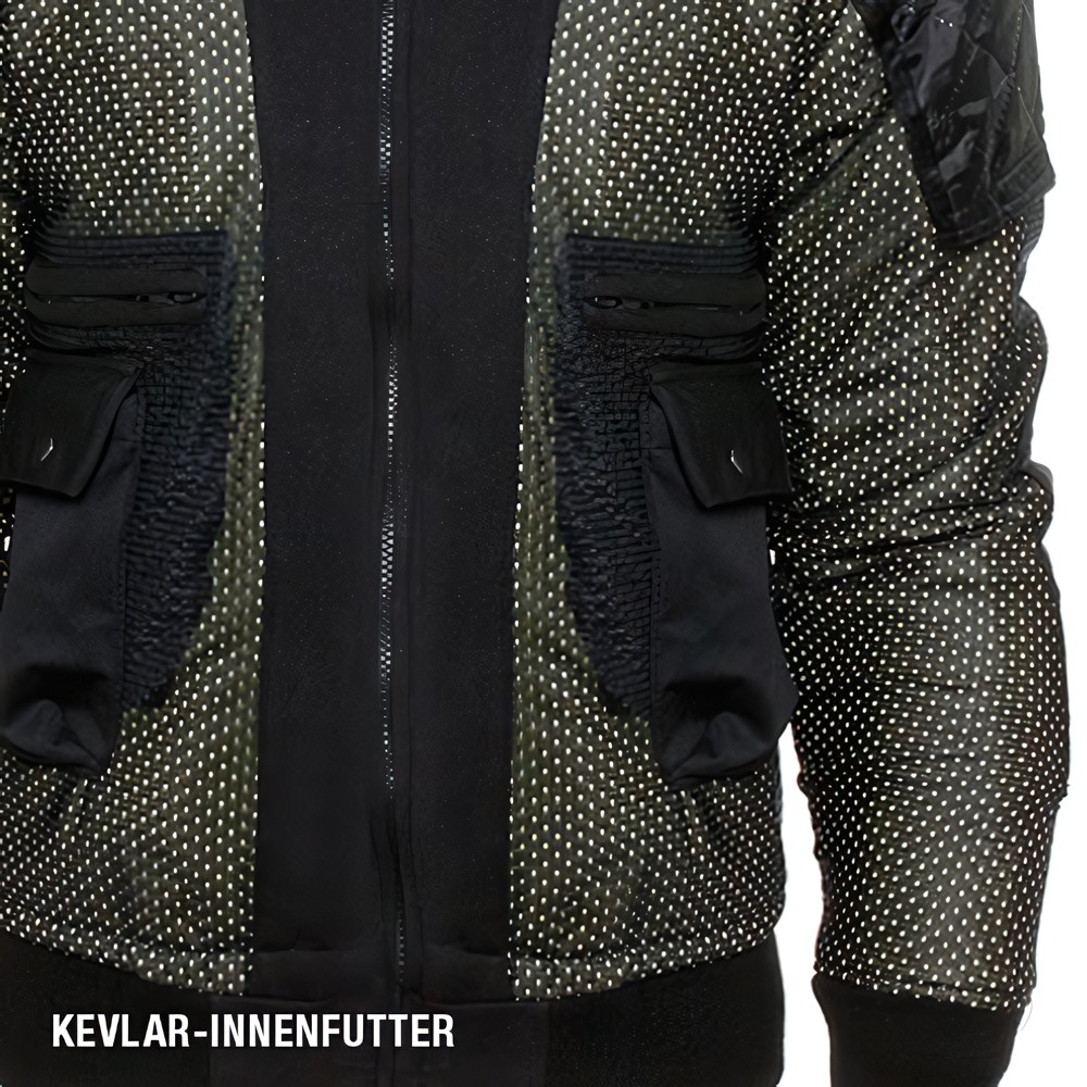 BoresDamenMotorradWachsjackeMonikaSchwarz