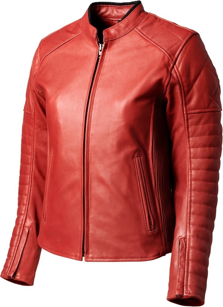 RolandSandsDesignDamenMotorrad-JackeMaywoodMaraschino-XS