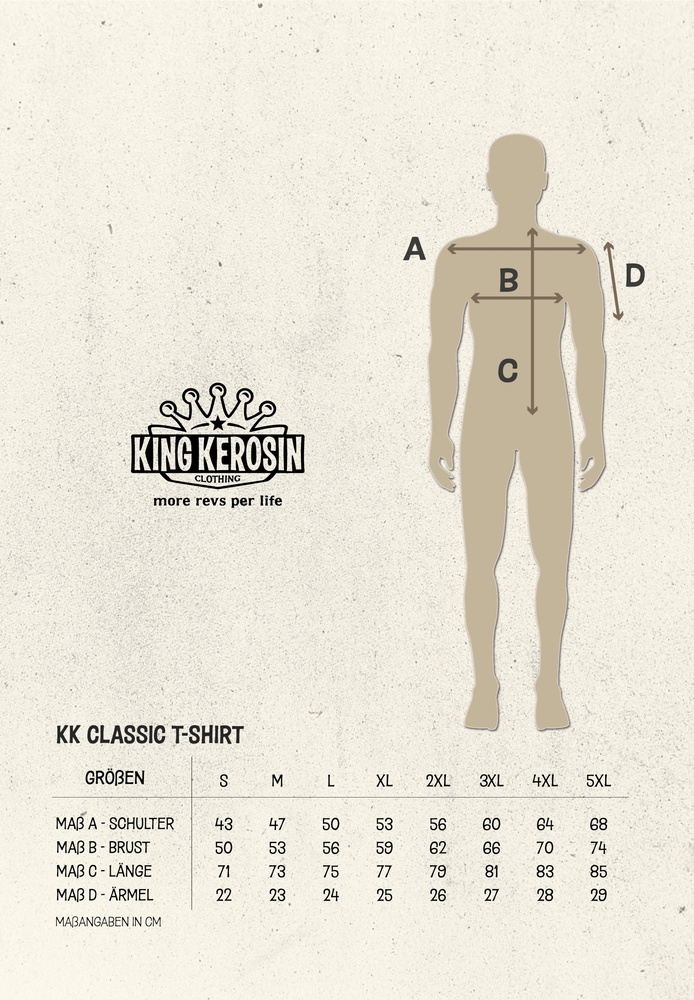 KingKerosinT-ShirtClassicWildAndFreeKKU41068