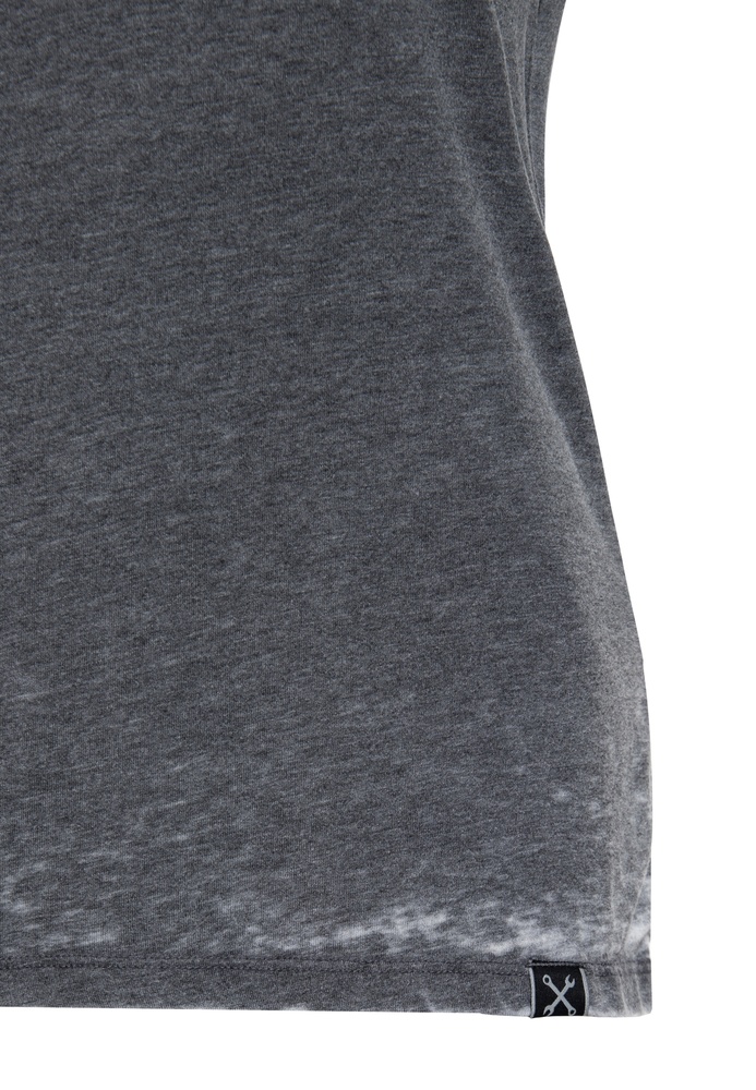 QueenKerosinDamenEnzymwashT-ShirtHeartbreakGarageQKI41014