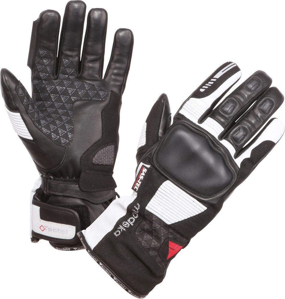 ModekaDamenMotorradHandschuheTacoma072110SchwarzHellgrau-LDamen