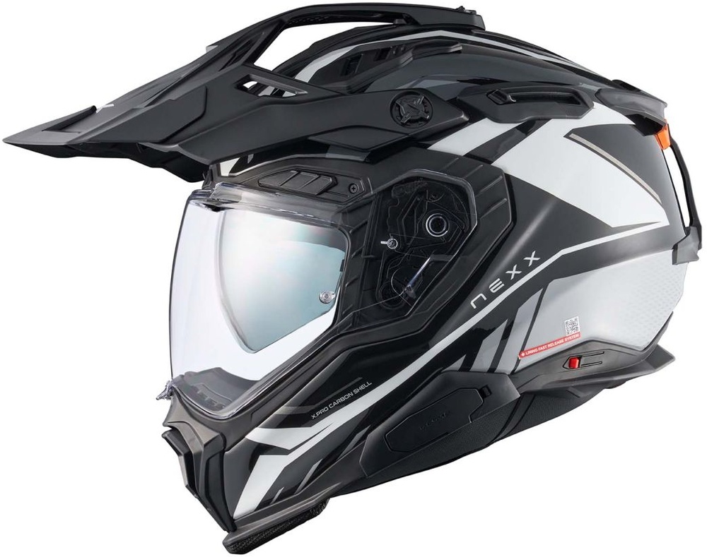 NexxMotorradCrosshelmHelmetXWed3Gobi28906White-Grey-XS