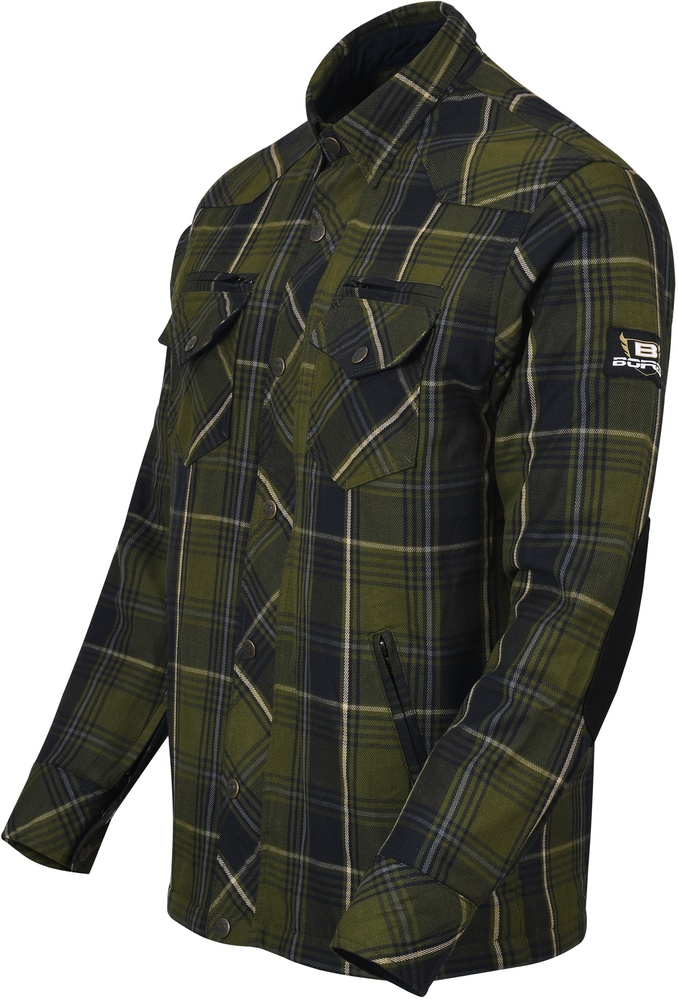 BoresLumberjackMotorradhemdHerren-Premium-GrnSchwarzWeiGrnSchwarzWei-6XL