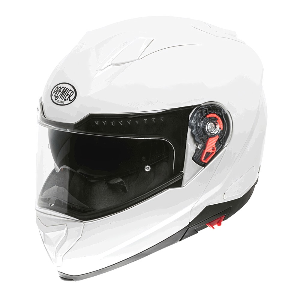 PremierMotorradHelmDeltaHelmeU8White