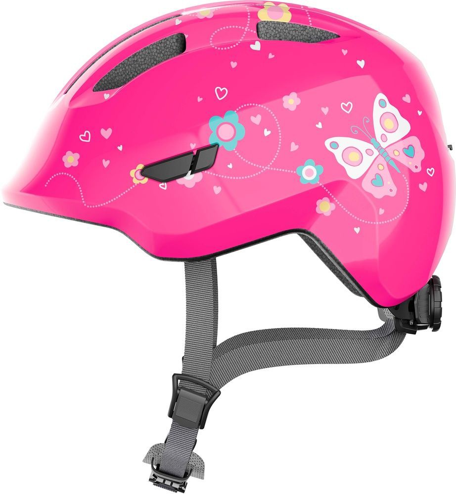 ABUSKinderFahrradhelmKidsSMILEY3067257-PinkButterfly-S