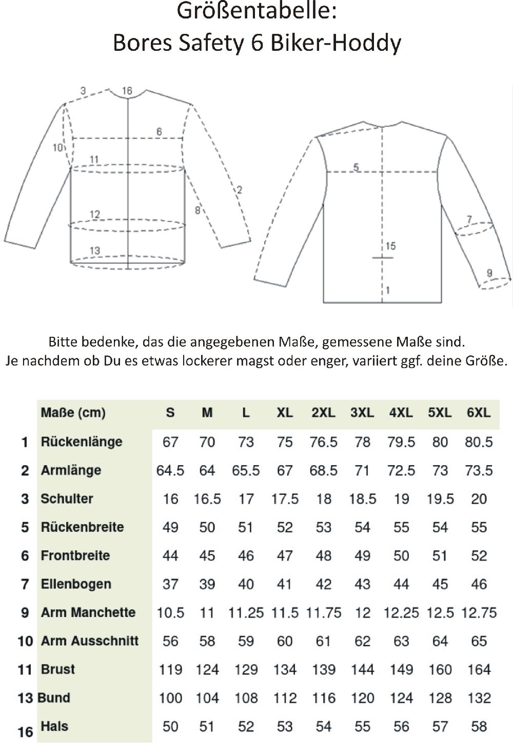 BoresMotorradAramid-HoodieSafety6Schwarz-Grau
