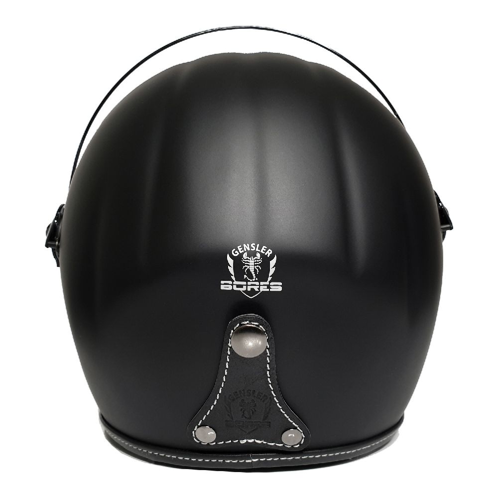 BoresHelmSRMSlight2FinaleLederJethelmMattSchwarzohneECE2205PrfungentsprichtnichtderStVO-3XL