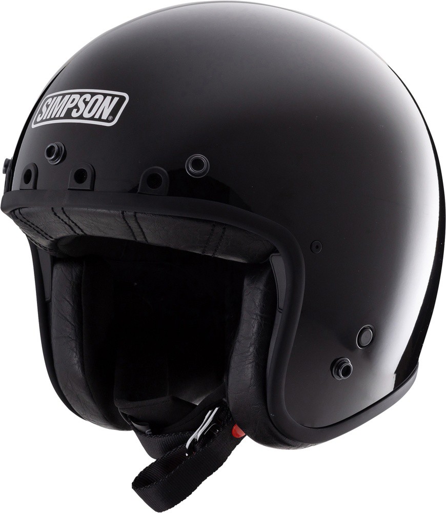SimpsonJethelmHelmetEce2206ChopperSolid18630Black-M