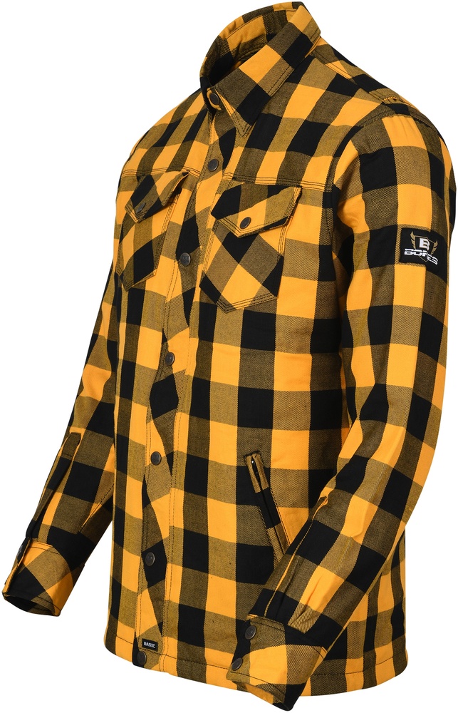 BoresLumberjackMotorradhemdHerren-Basic-SchwarzGelbSchwarzGelb-6XL