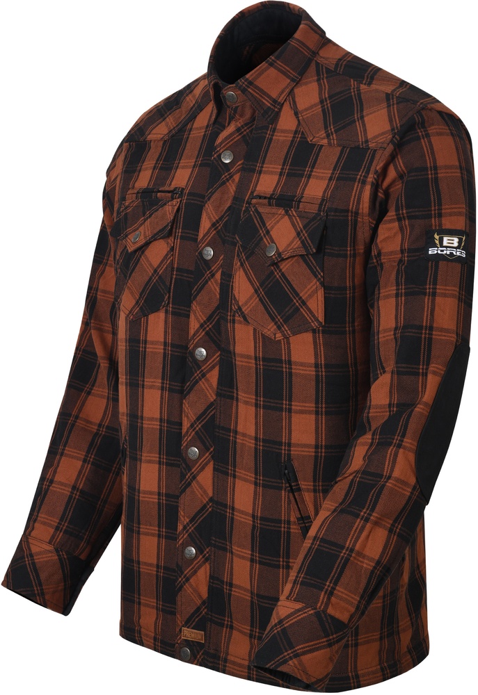 BoresLumberjackMotorradhemdHerren-Premium-DunkelgrnSchwarz