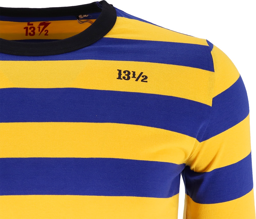 1312BehindBarsLongsleeveDRE0043YellowBlue-S