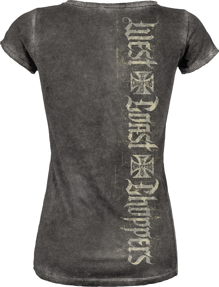 WCCWestCoastChoppersFemaleShirtsGoFastVNeck