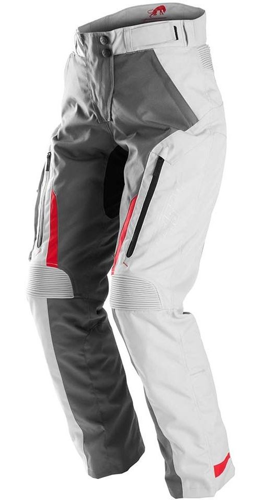 FuryganDamenMotorradHosePantsKillingtonLady65297Grey-Pearl-Red-L