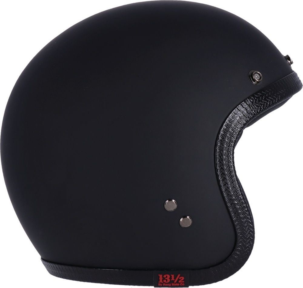 1312MotorradJethelmSkullBucketHelmetDRE0037MatteBlack-XS