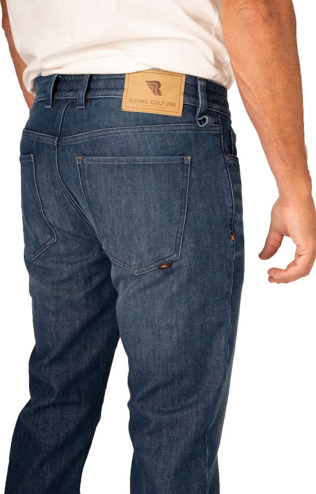 RidingCulturebyRokkerMotorradhoseTaperedSlimMenBlueLT