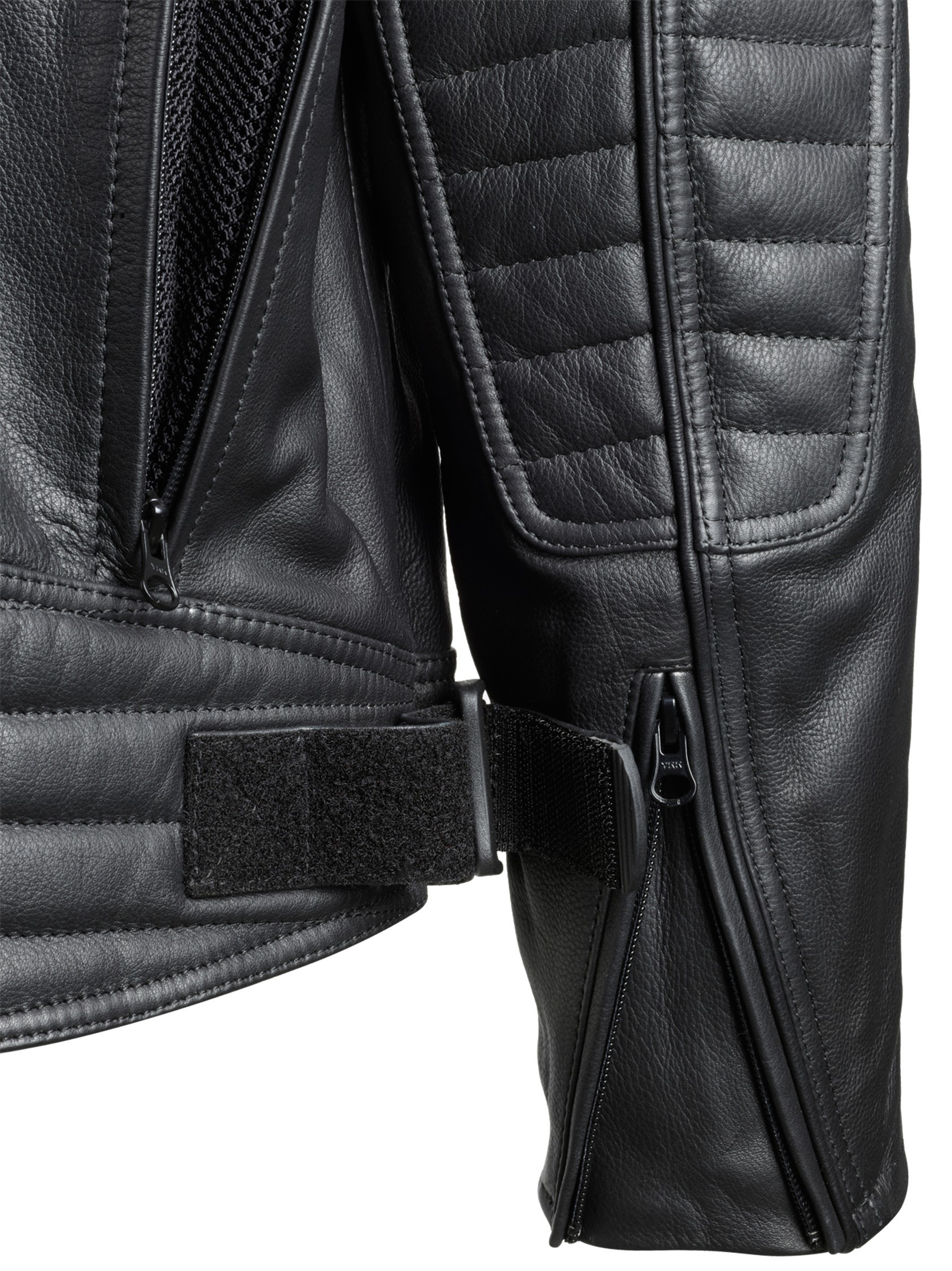 JohnDoeMotorradJacketTechnicalLeatherJacketwithBlack