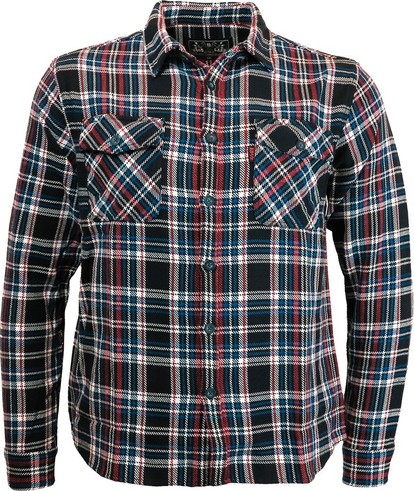 1312Motorrad-HemdWoodlandCheckShirt
