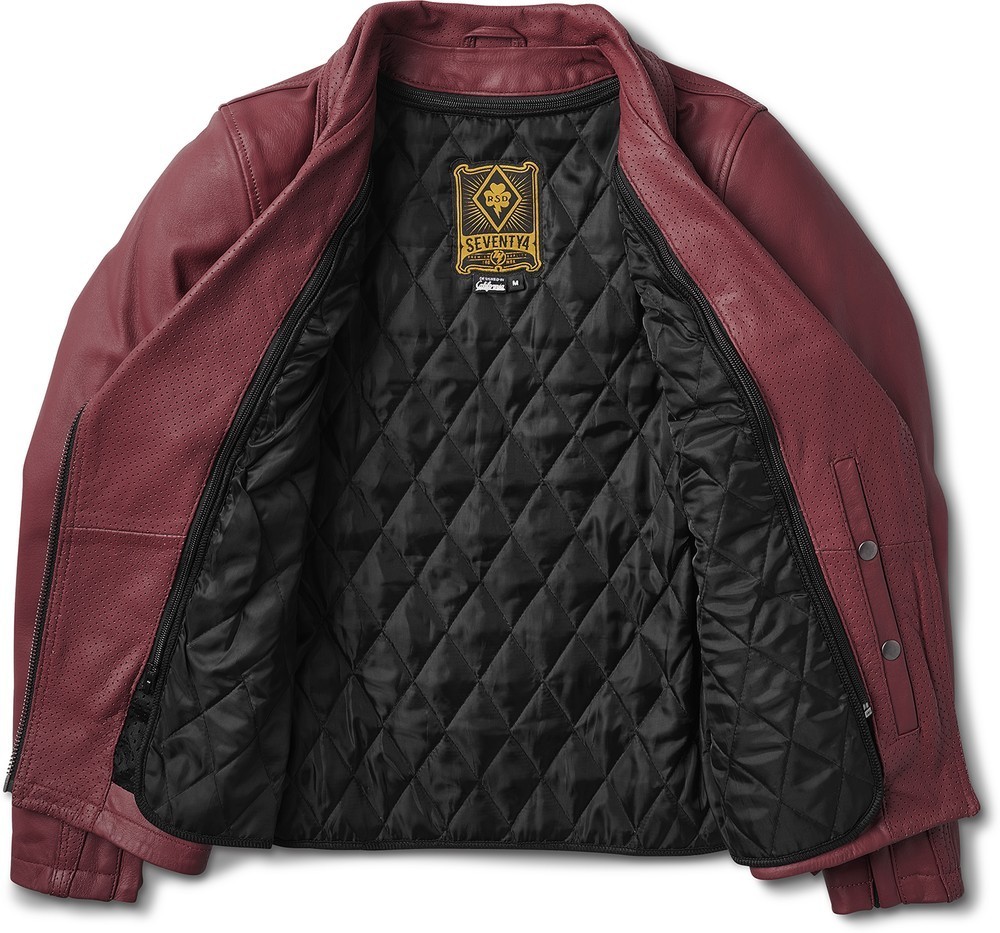 RolandSandsDesignDamenMotorrad-JackeAtherton74Merlot-XS