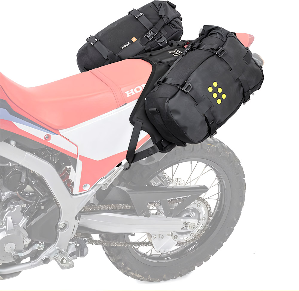 KriegaOS-BaseHondaCRF300LCRF300RallyMontagesystemfrOS-TaschenSilber