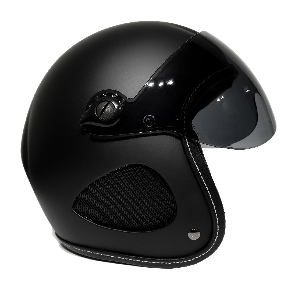 BoresHelmSRMSlight2FinaleLederJethelmMattSchwarzohneECE2205PrfungentsprichtnichtderStVO-3XL