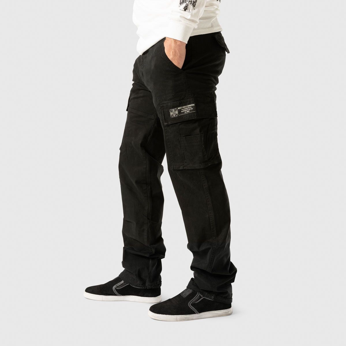 WCCWestCoastChoppersCargoPantsBlack