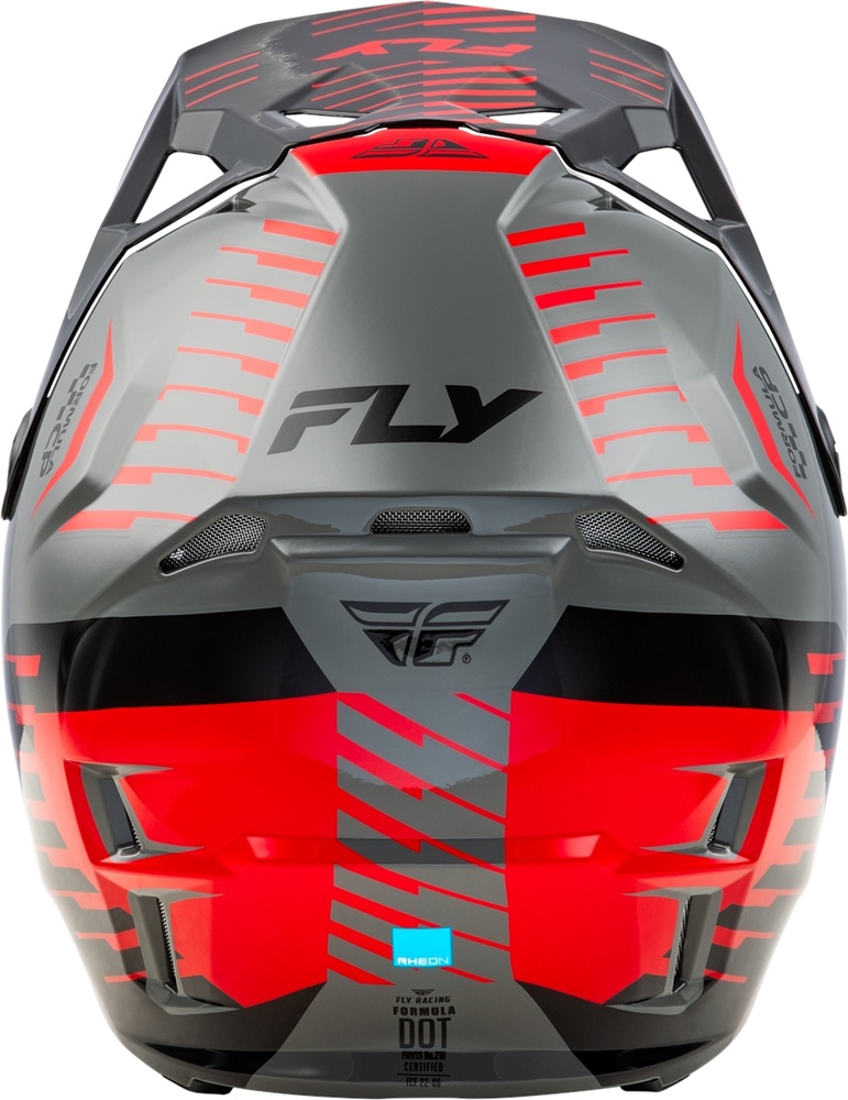 FlyRacingMotorradOffroadHelmFlyHelmetFormulaCpSlice70003Grey-Red-Black-XS