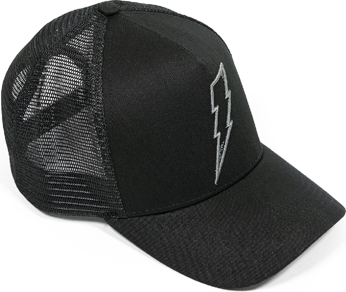 JohnDoeCapTruckerHatFlashBlack