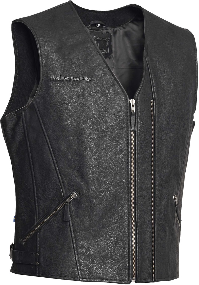HalvarssonsMotorradJackeLeatherVestCutBlack710-58837000