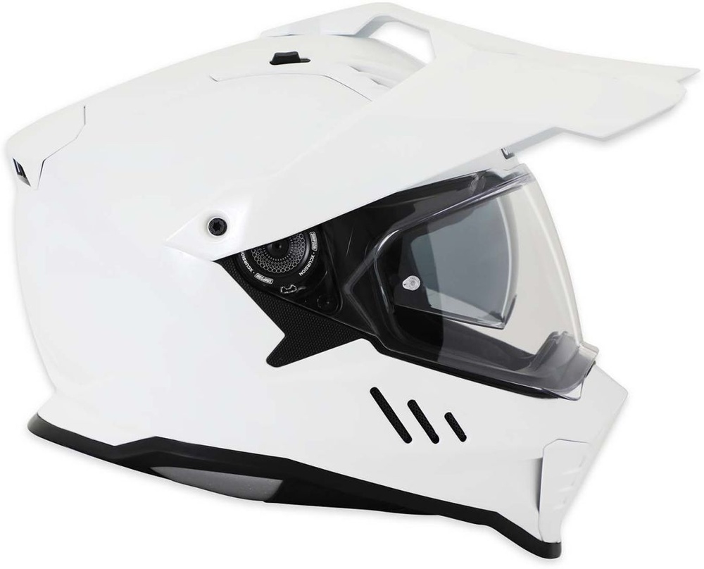 SimpsonMotorradCrosshelmHelmetXcursionSolid18650White-XS
