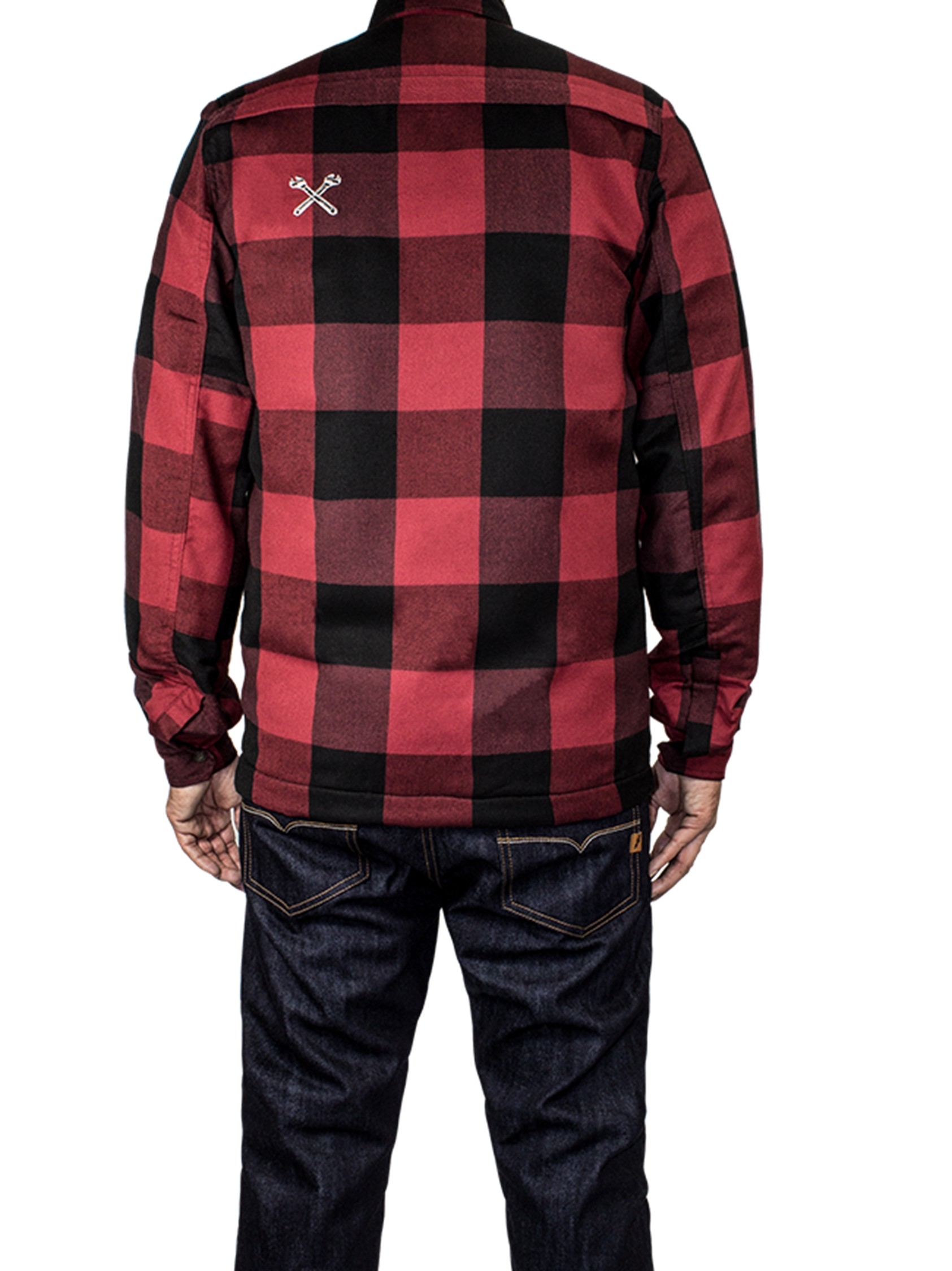 JohnDoeMotorradHemdLumberjackShirtRed-L