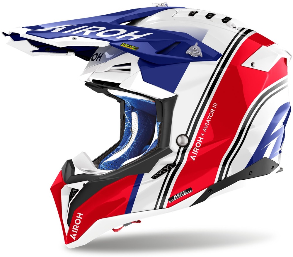 AirohCrosshelmHelmetAviator3HimaRedGloss57-25002