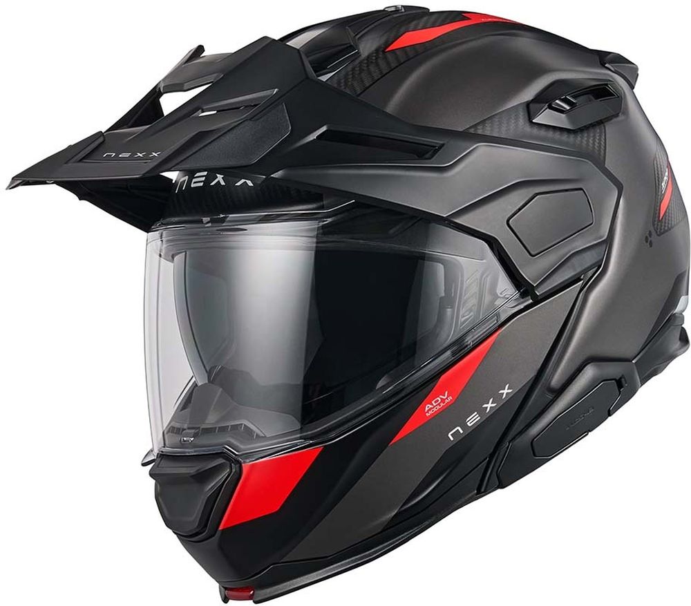 NexxMotorradCrosshelmHelmetXLfcTerraMt28981Grey-Red-XS