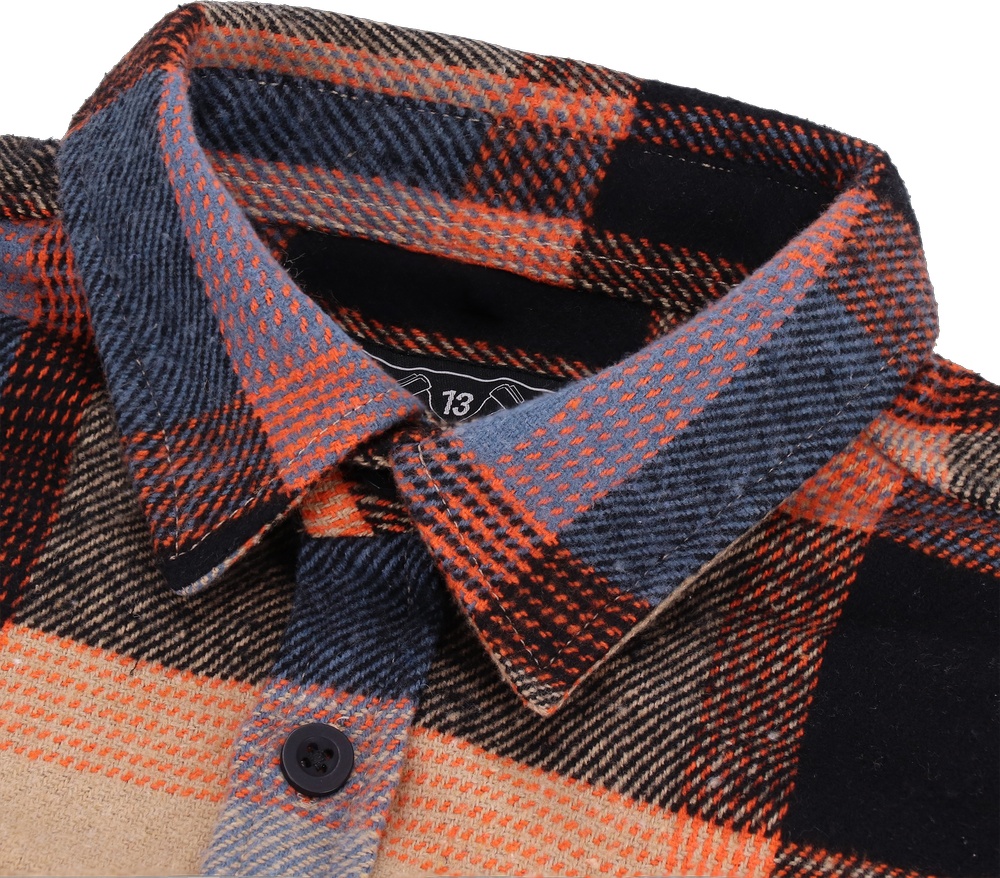 1312MotorradShirtWoodlandCheckDRE0039