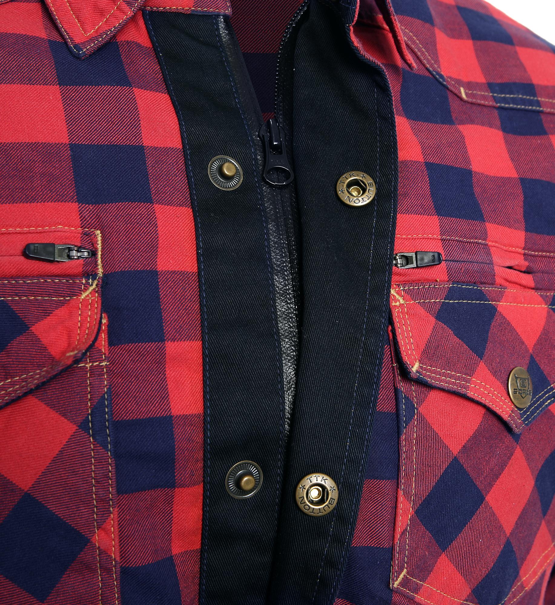 BoresLumberjackPremiumJackeHemdinHolzfllerOptikRedBlue-9XL