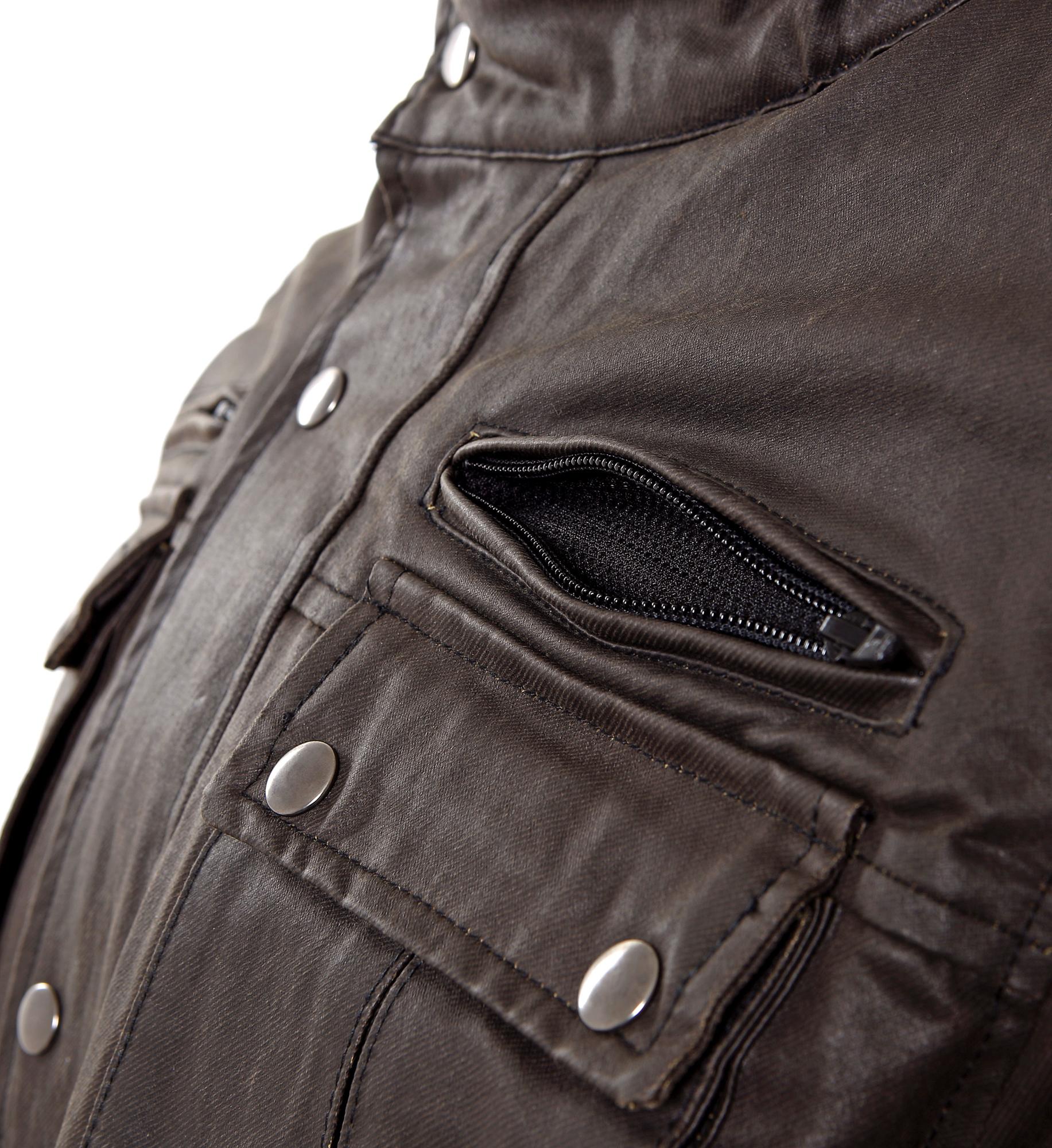 BoresJacketAdolfoHerrenWachsjackelangBlack