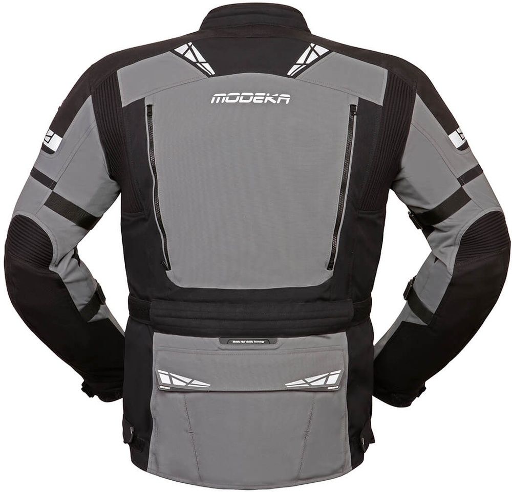 ModekaMotorradJackePanamericanaII084630GrauSchwarz-3XL