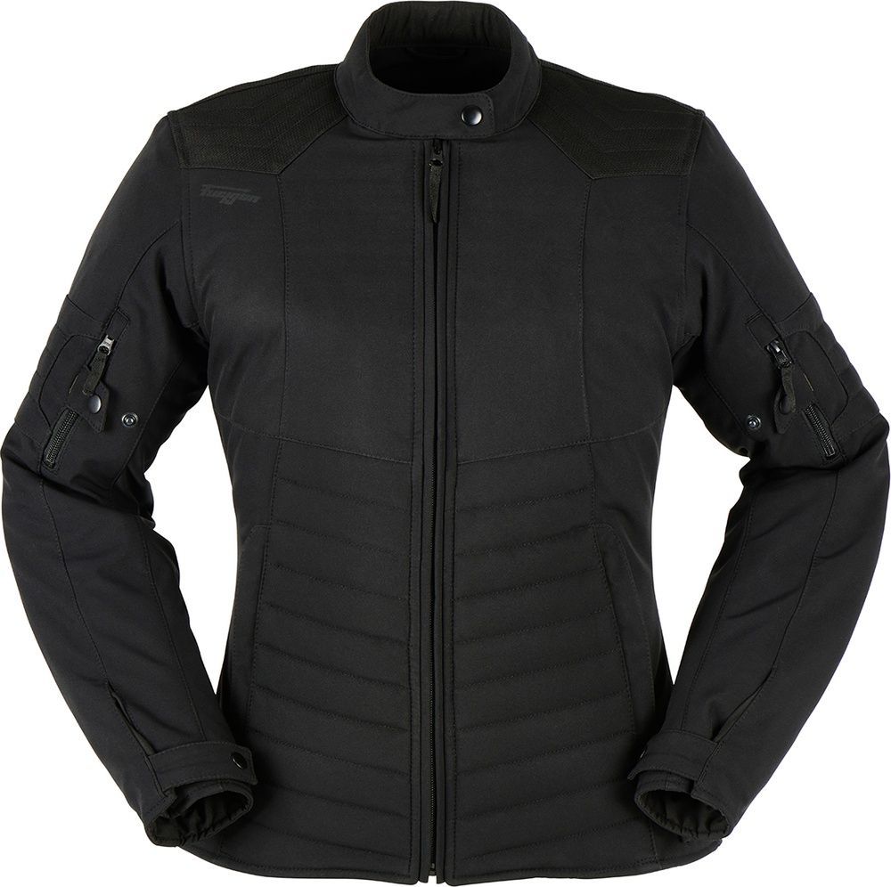 FuryganDamenMotorradJacke6434-1JacketIceTrackLady65012Black-M