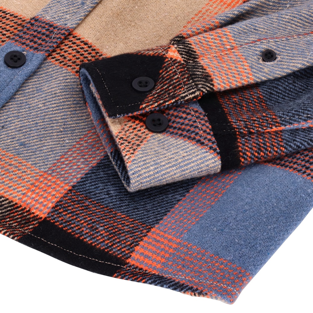 1312MotorradShirtWoodlandCheckDRE0039