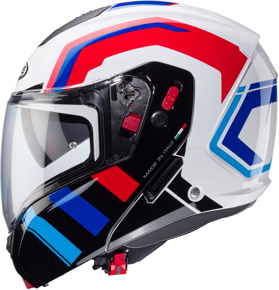 CabergMotorradKlapphelmHorusXRoadWeiSchwarz-Blau-Rot