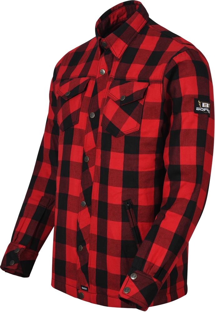 BoresLumberjackMotorradhemdHerren-Basic-RotSchwarz